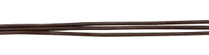 100 Meters - 0.50 mm Round Brown Leather Cord