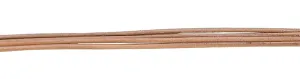 100 Meters - 1 mm Round Natural Leather Cord