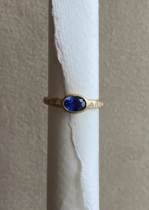 1.12 Ceylon Sapphire Ring