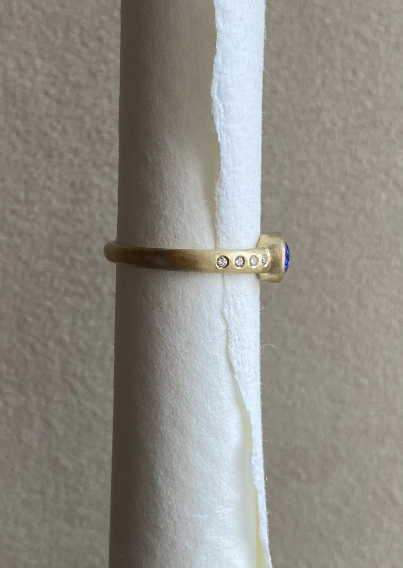 1.12 Ceylon Sapphire Ring