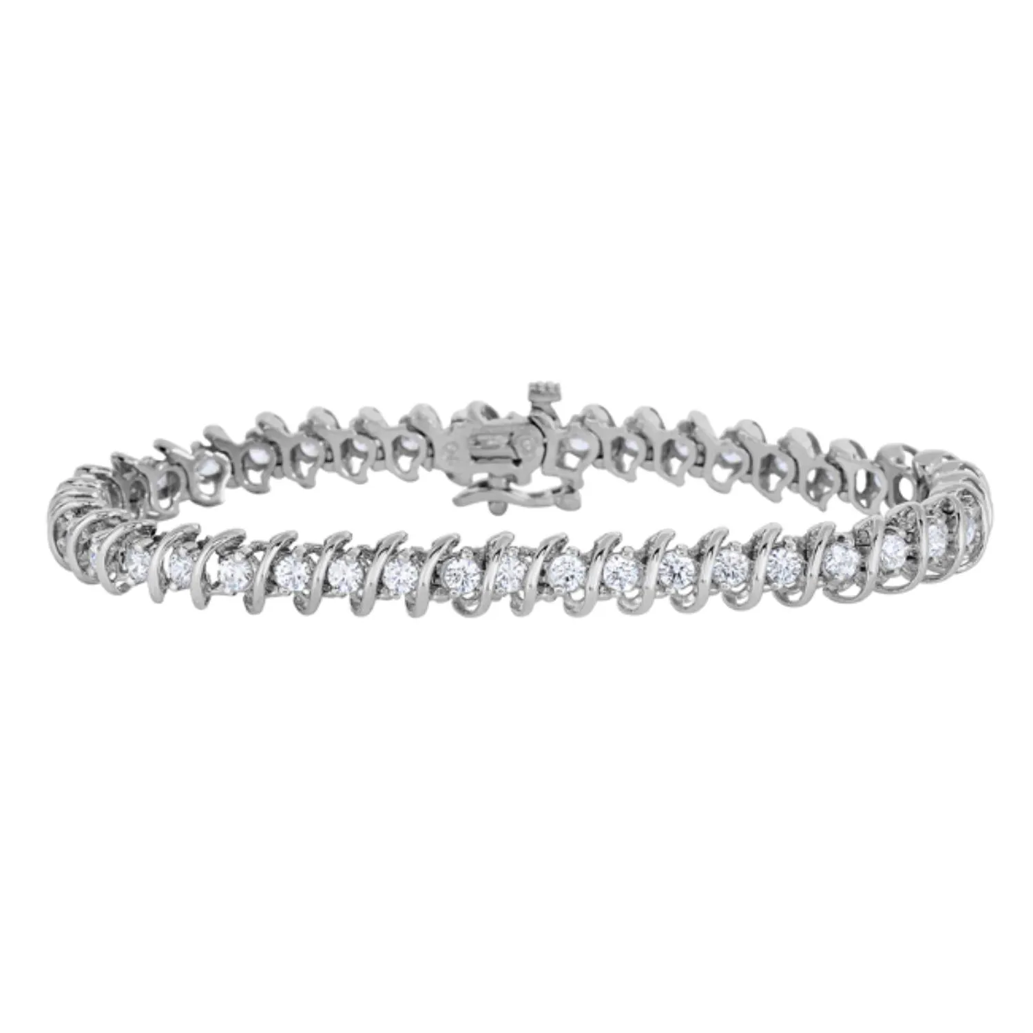 1/2 CTW Natural Diamond 7-inch Tennis Bracelet in 10KT White Gold