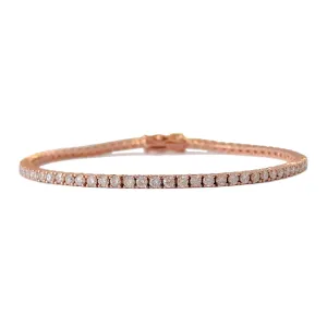 14K Gold Diamond Tennis Bracelet