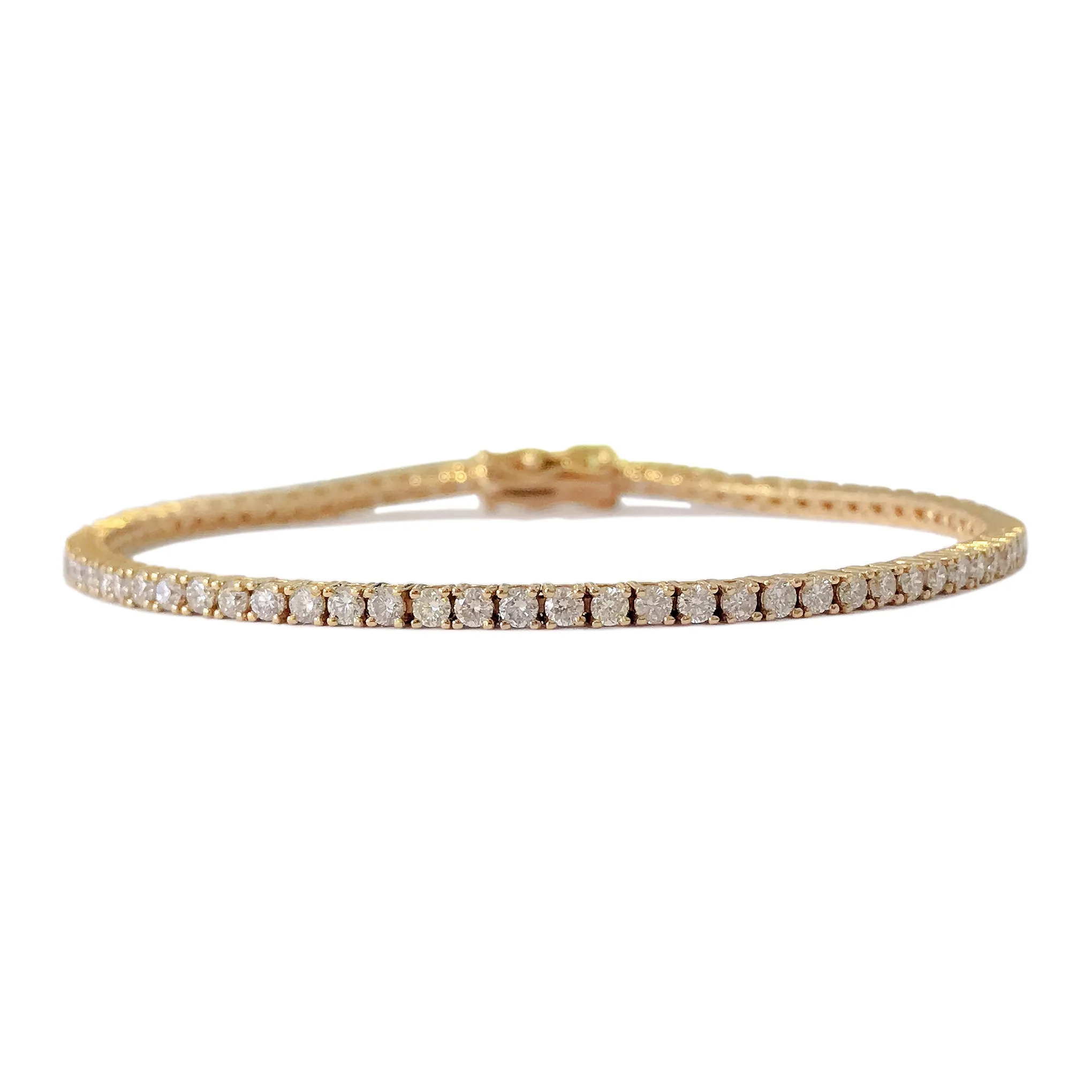 14K Gold Diamond Tennis Bracelet