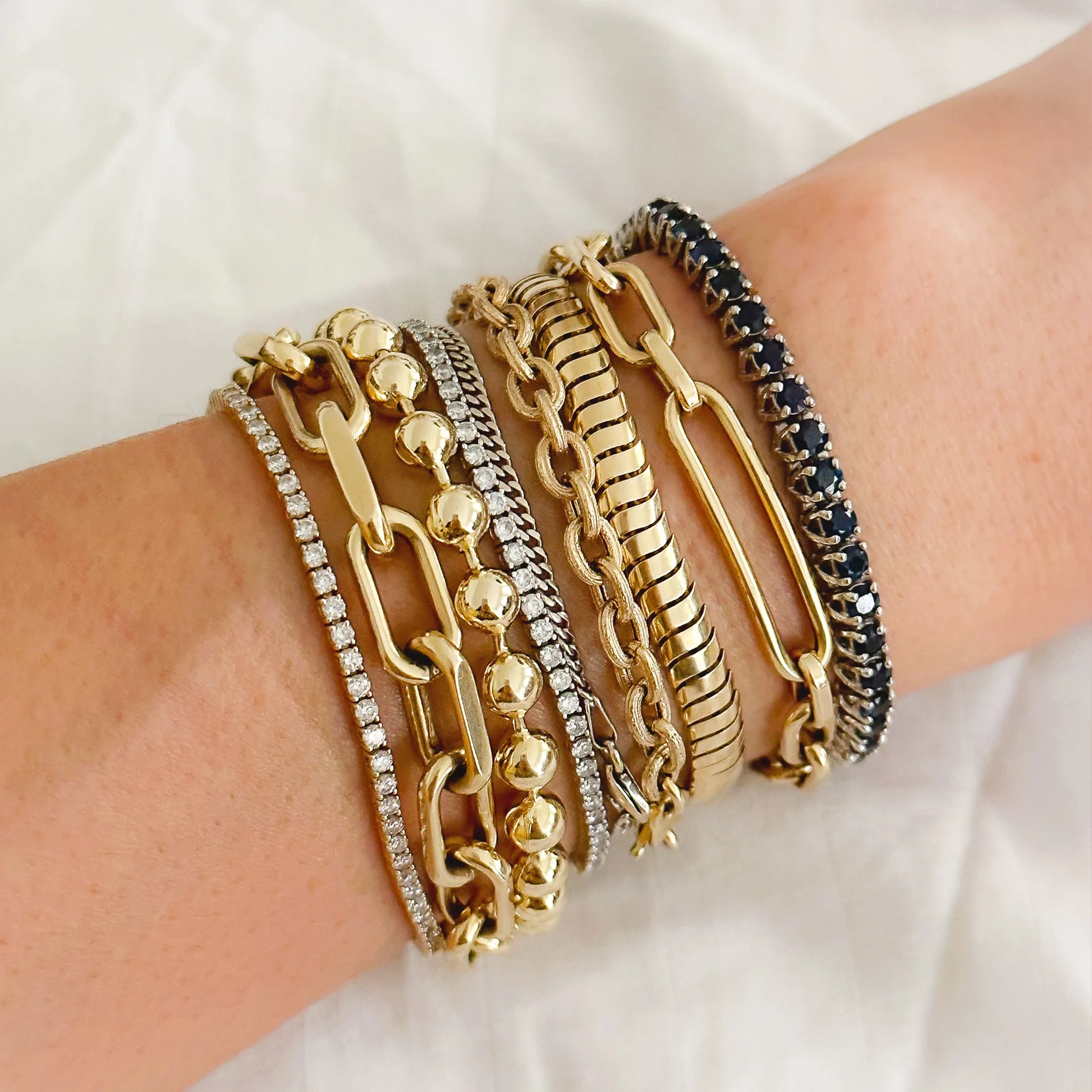 14K Gold Diamond Tennis Bracelet