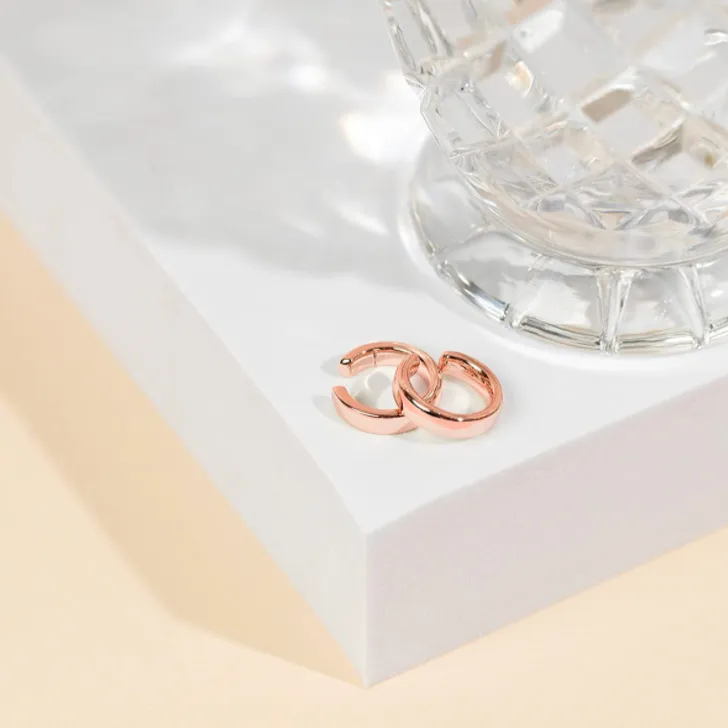 14K Rose Gold Ear Cuff Earrings-Women's Jewelry