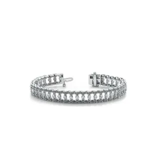 14k Solid Gold Diamond Tennis Bracelet (1.09.cts.tw)