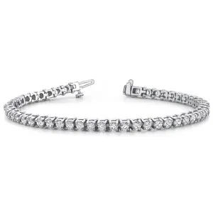 14k Solid Gold Diamond Tennis Bracelet (2.02.cts.tw)