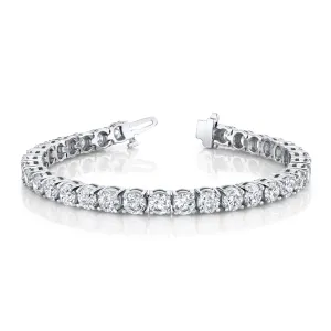 14K White Gold Tennis Bracelet (19ctw)