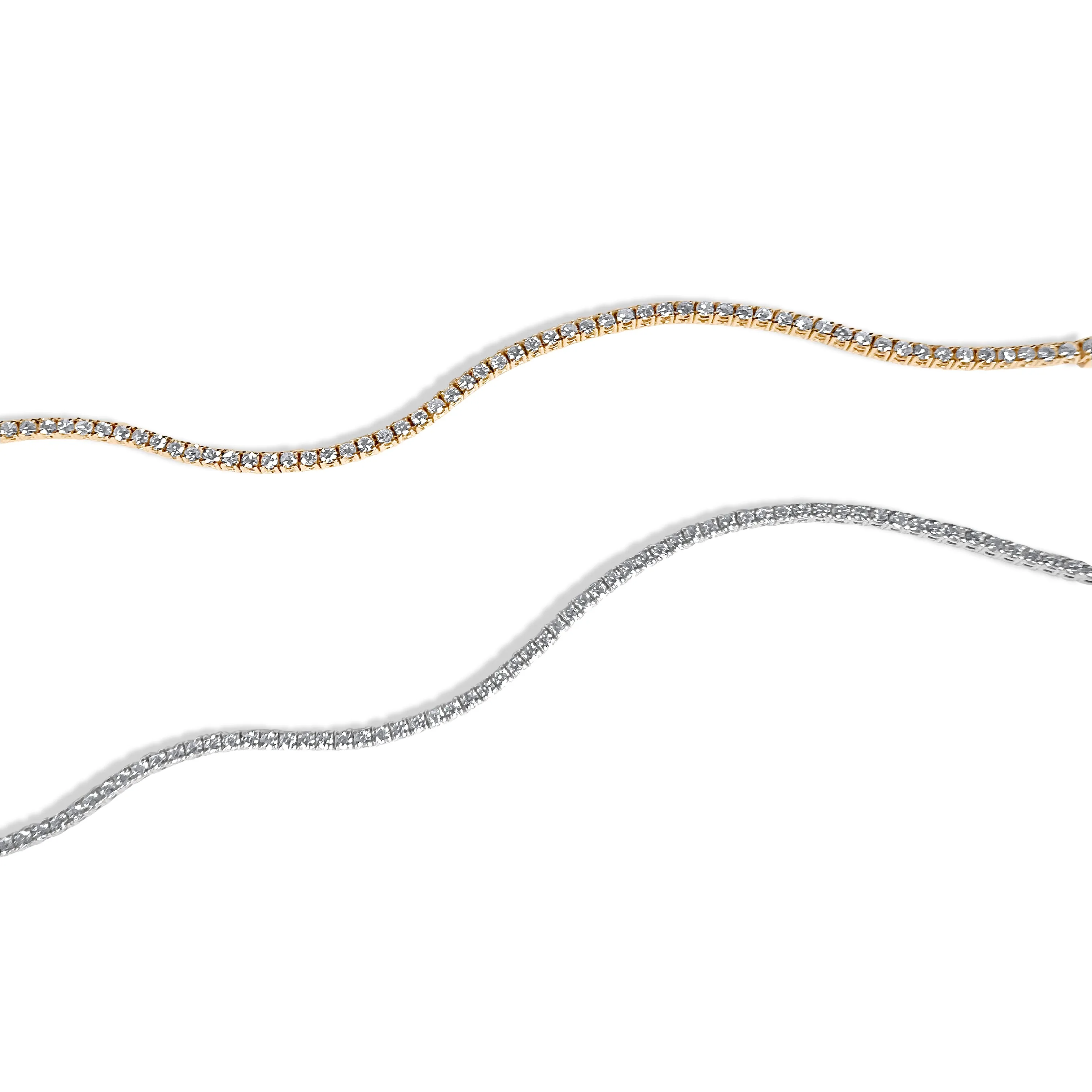 14k White Gold Tennis Bracelet