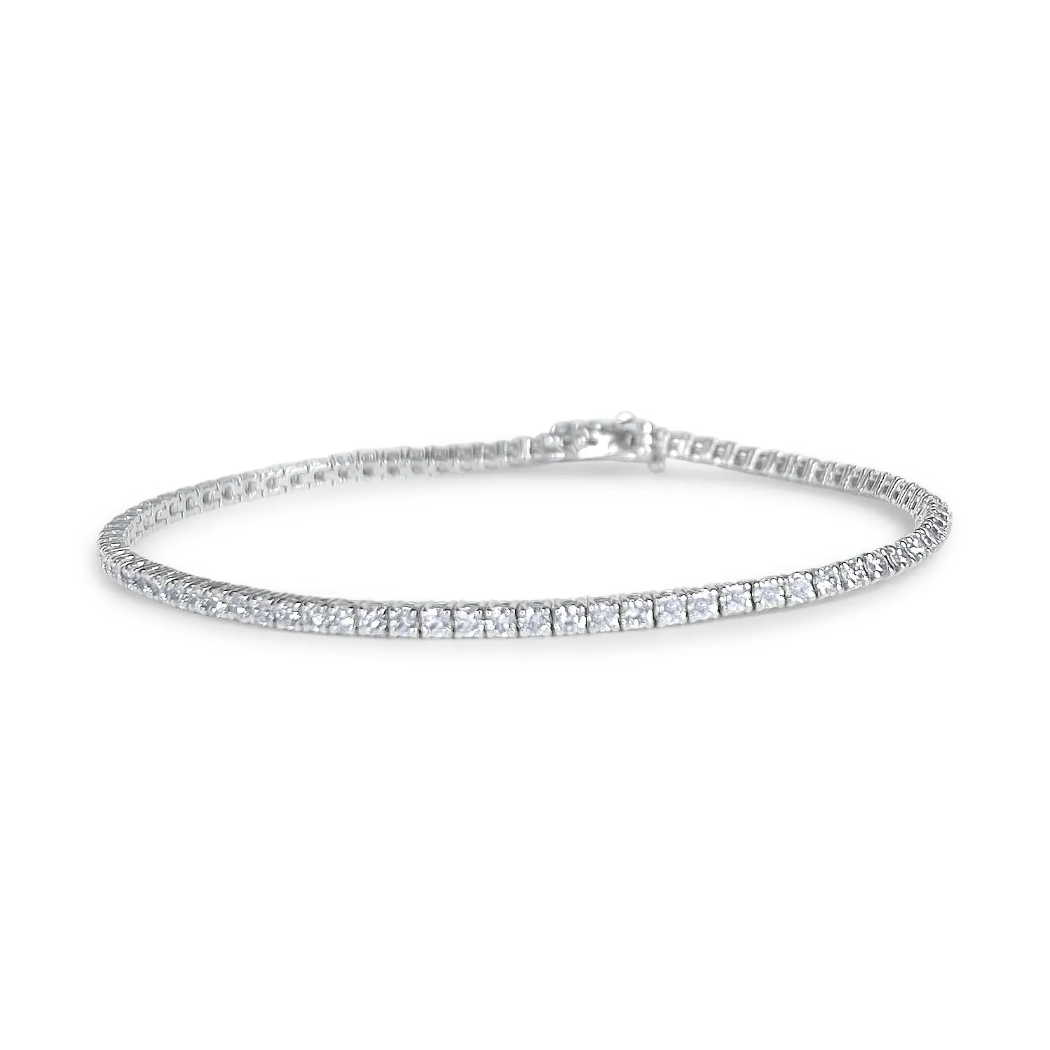 14k White Gold Tennis Bracelet