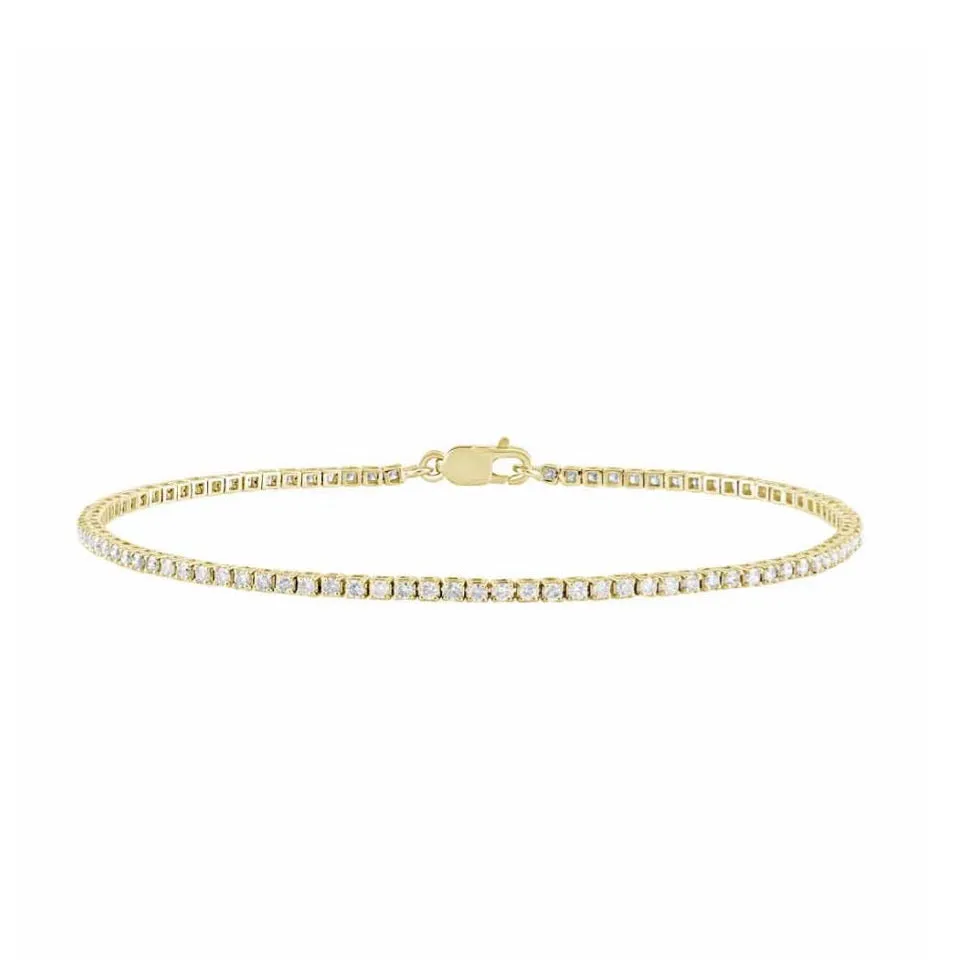 18K Diamond Tennis Bracelet (1.10)