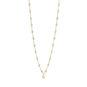 18K Gold & Opal Resin "Classic Supreme" Necklace with Diamond