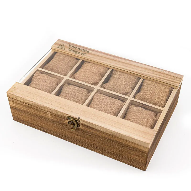 32nd Degree Scottish Rite Watch Case - (8 Slots)