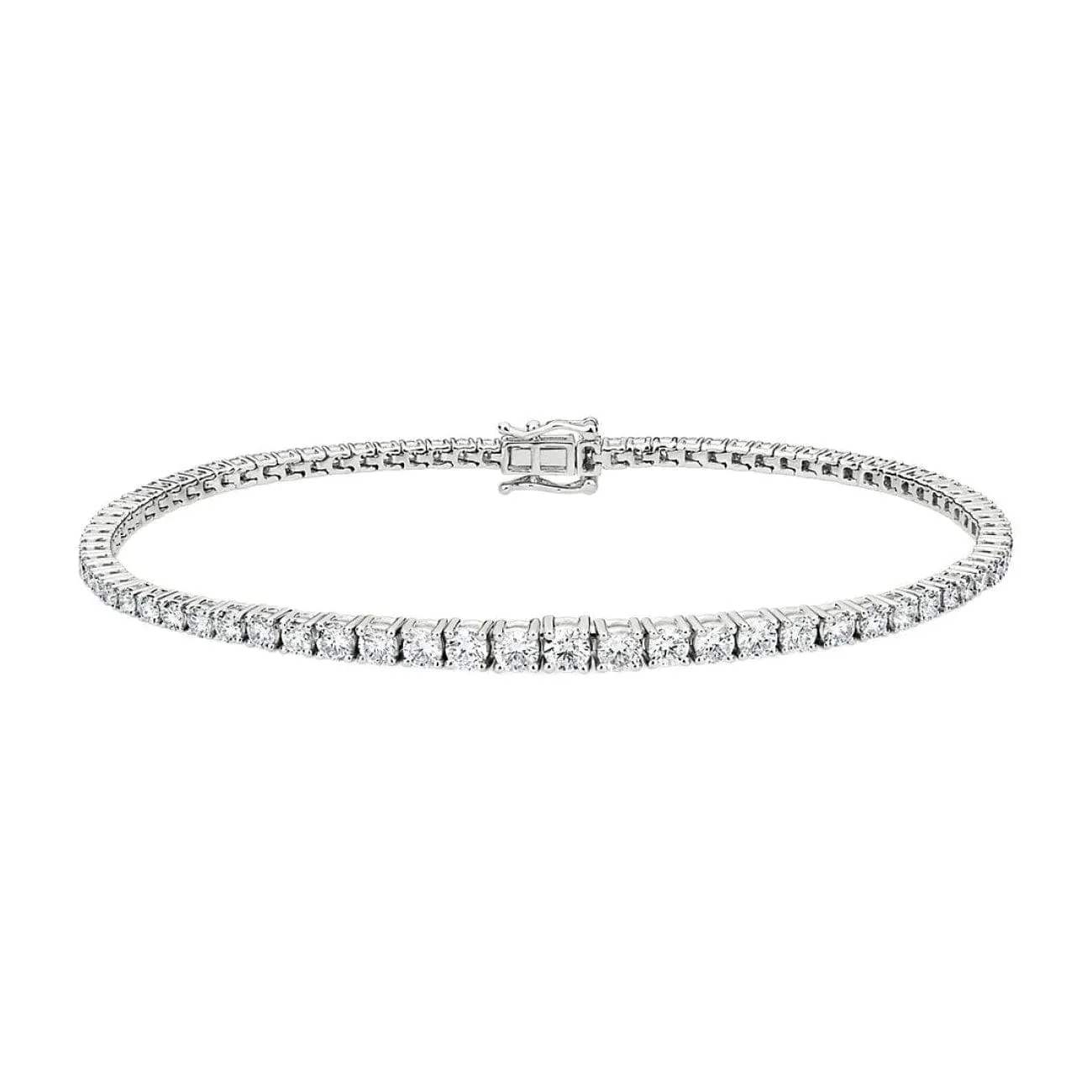 3.30CTW DIAMOND TENNIS BRACELET