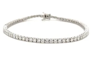 3.50ct tw Classic Diamond Riviera Line Tennis Bracelet