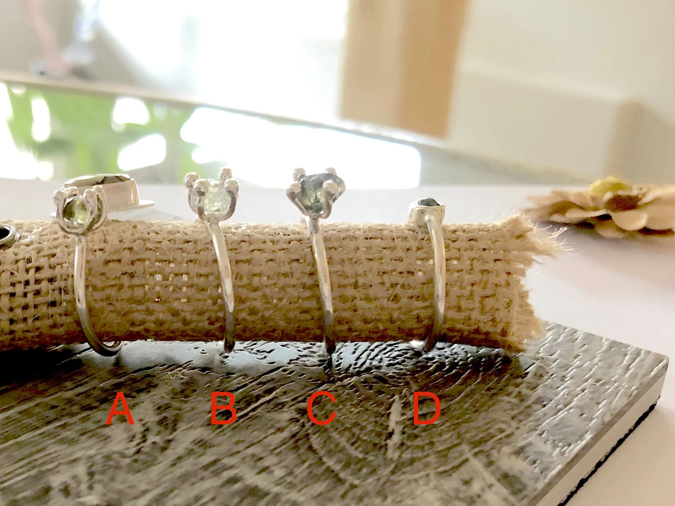 4 Montana Sapphire Rings