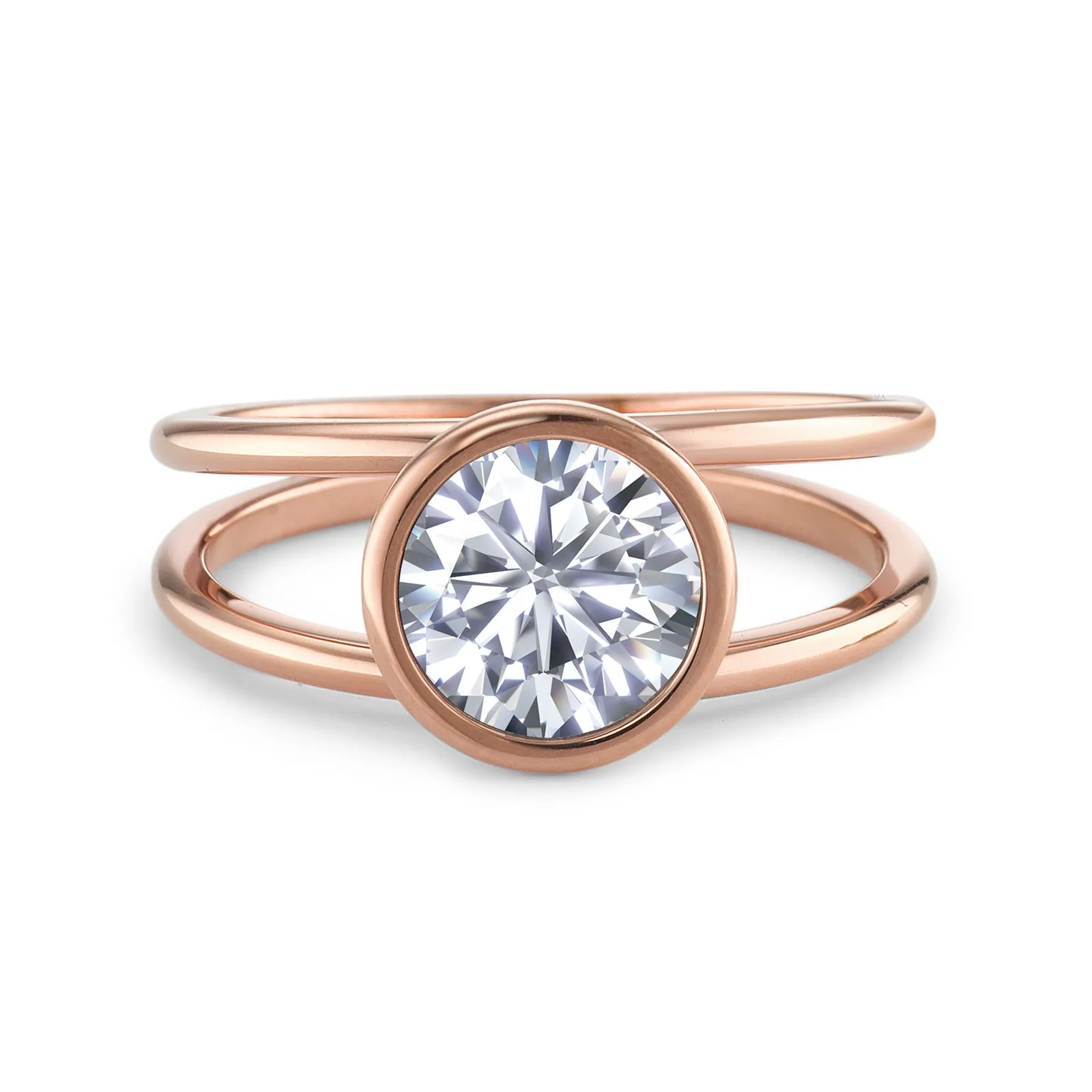 594014 TeNo Joy Ring, Crystal in Rose 9.5mm
