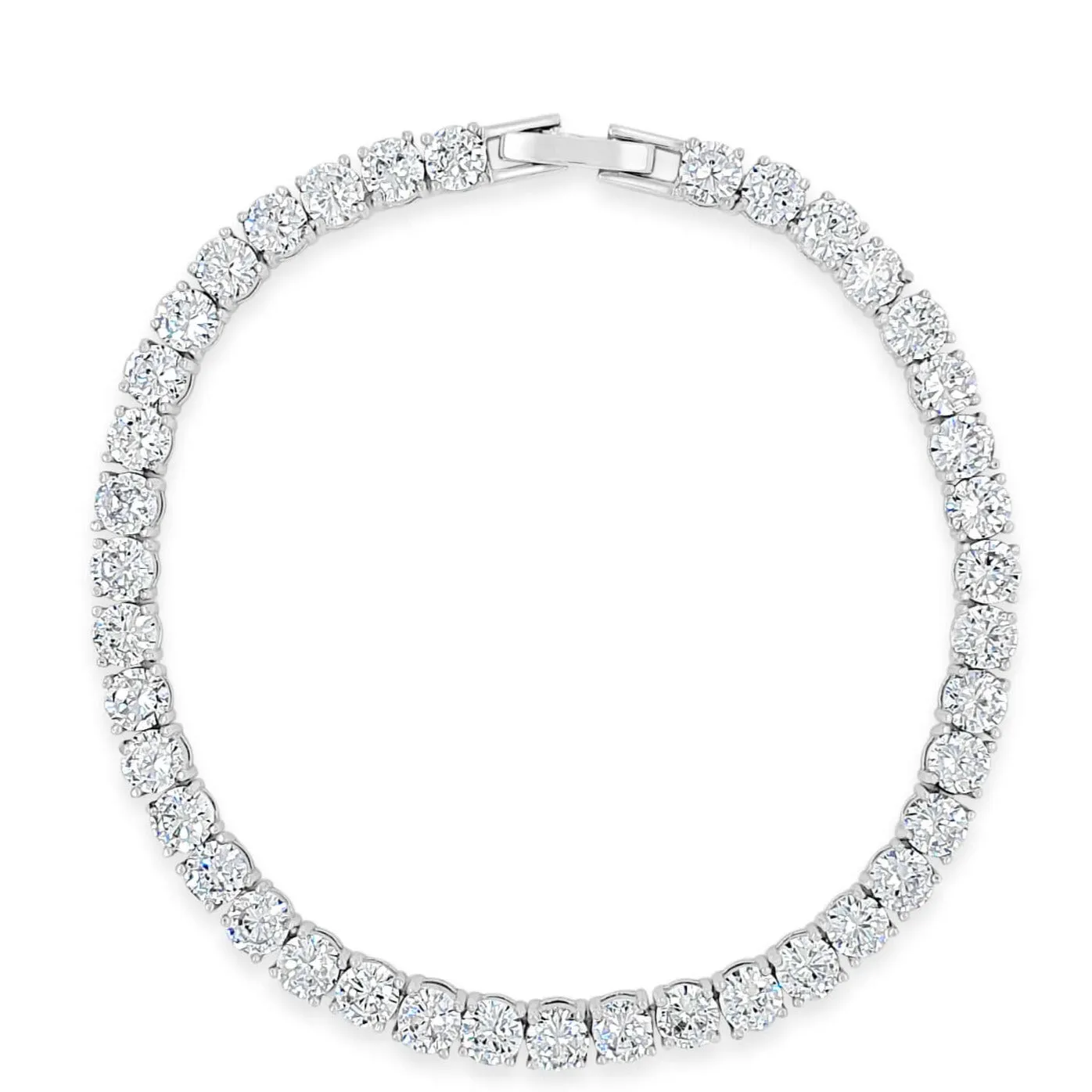 Absolute Silver Tennis Bracelet