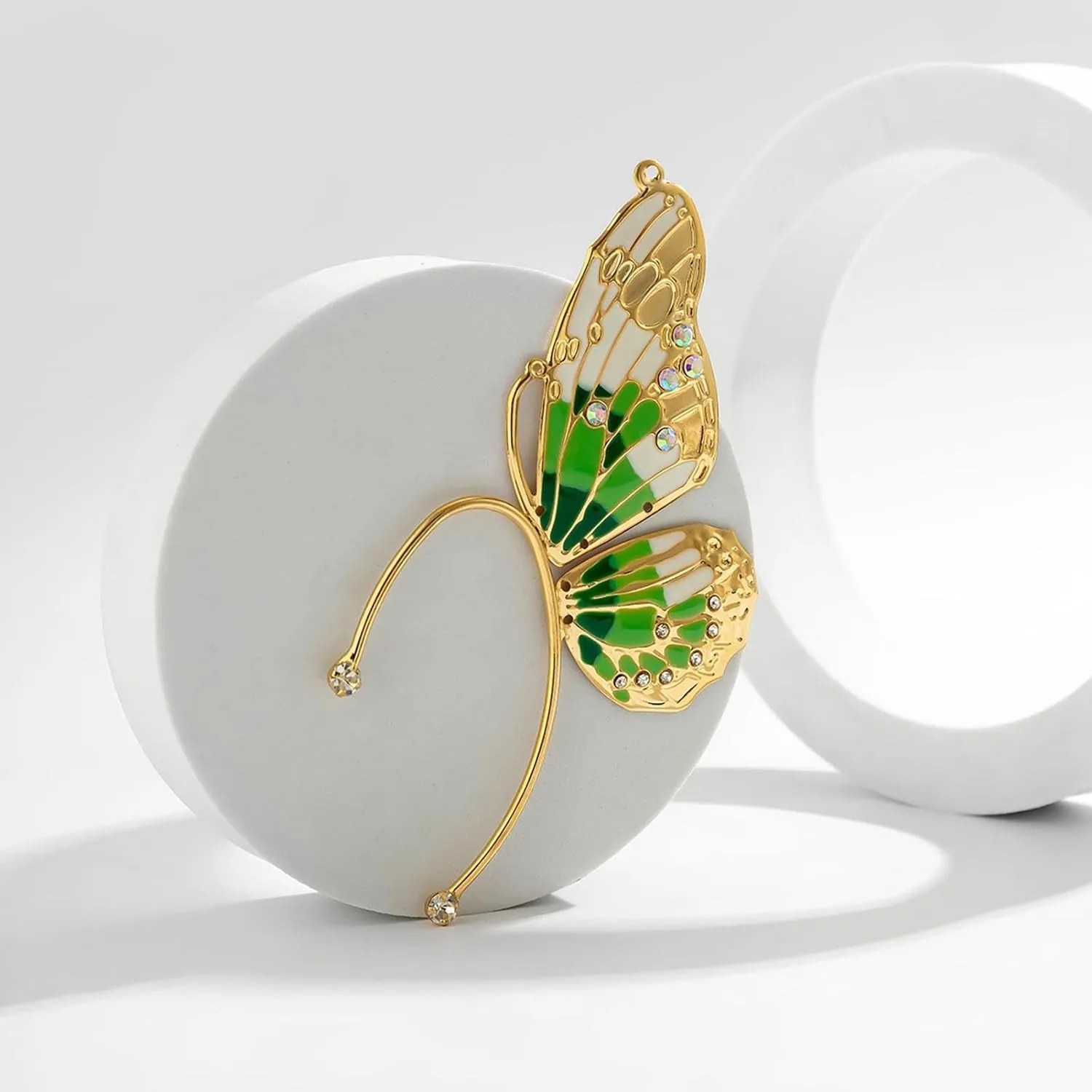 Alloy Butterfly Ear Cuff Earrings
