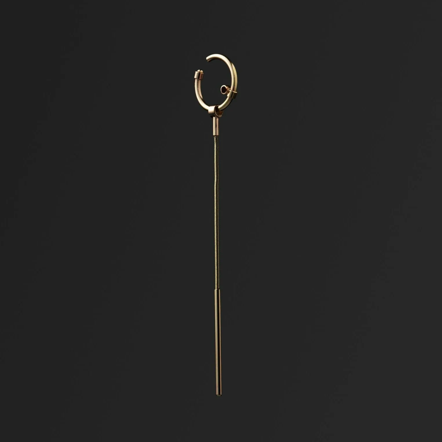 Ari earrings set in gold