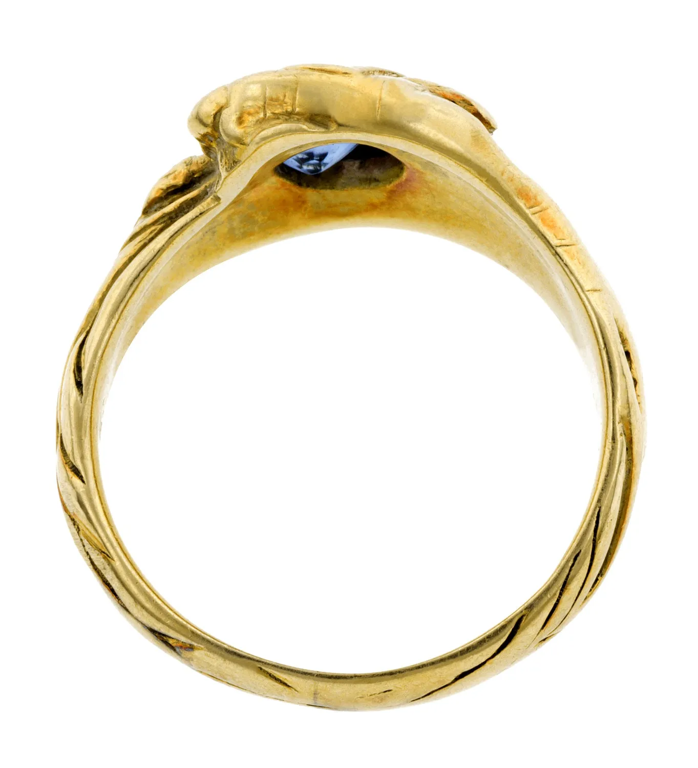 Art Nouveau Sapphire Ring