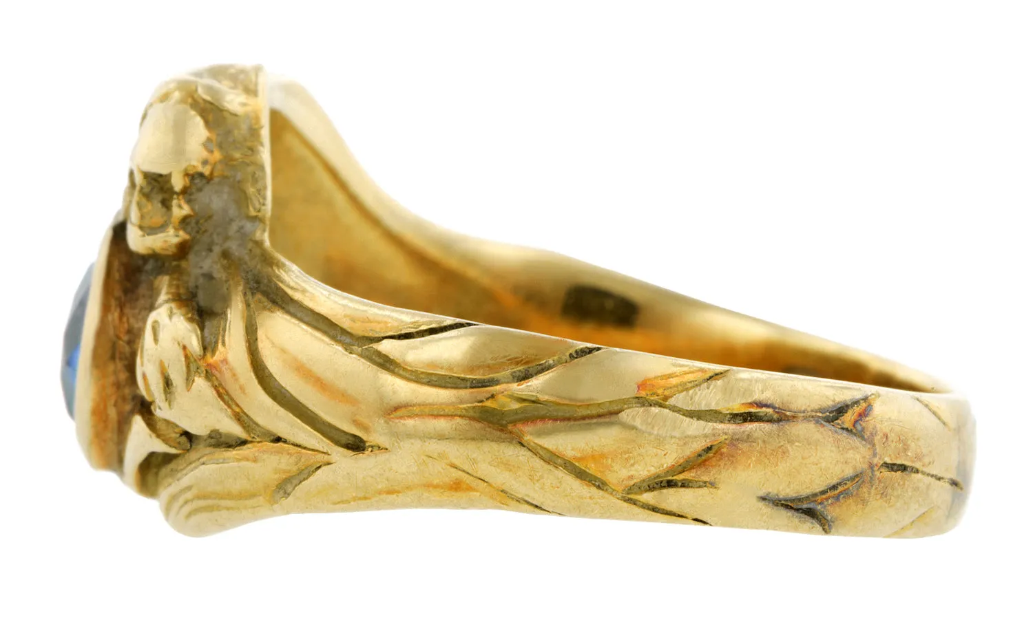 Art Nouveau Sapphire Ring