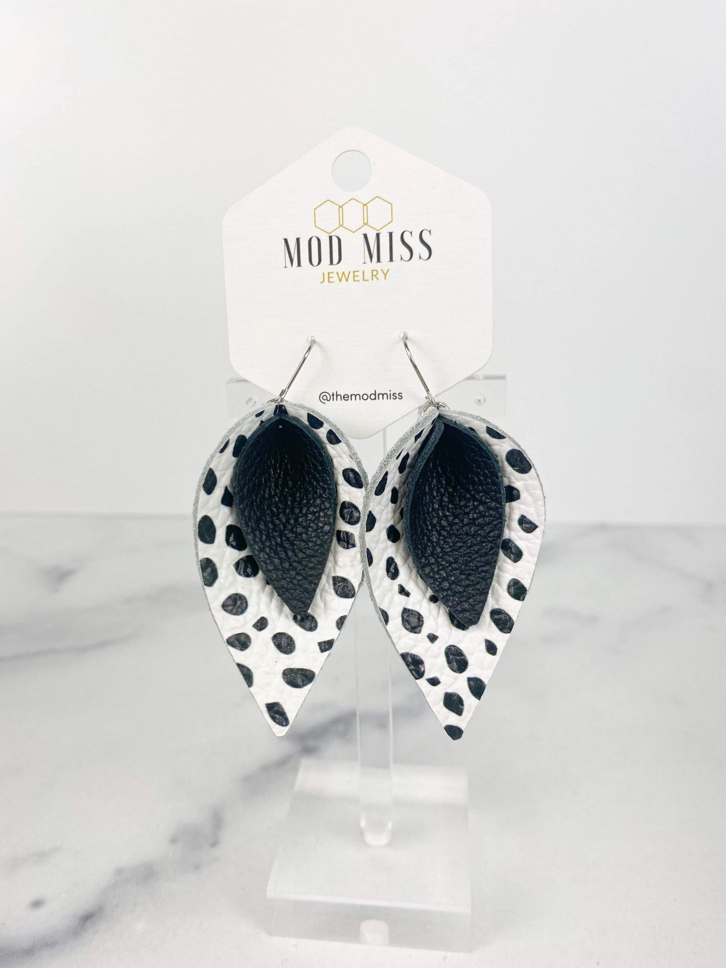 AUGUST 2023 {MARVELOUS} Stacked Petal Earrings {Pre-Order:  Ships First Week of AUGUST/Please Order Separately/Orders Are NOT Split Up!}