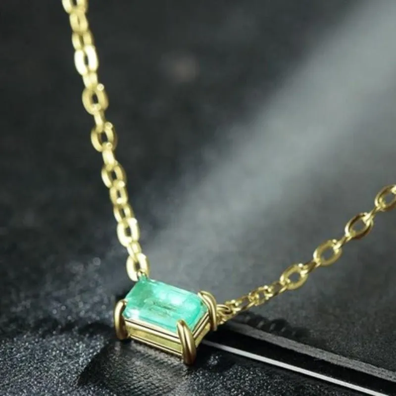 Authentic Tourmaline Pendant Necklace for Women Wedding Jewelry