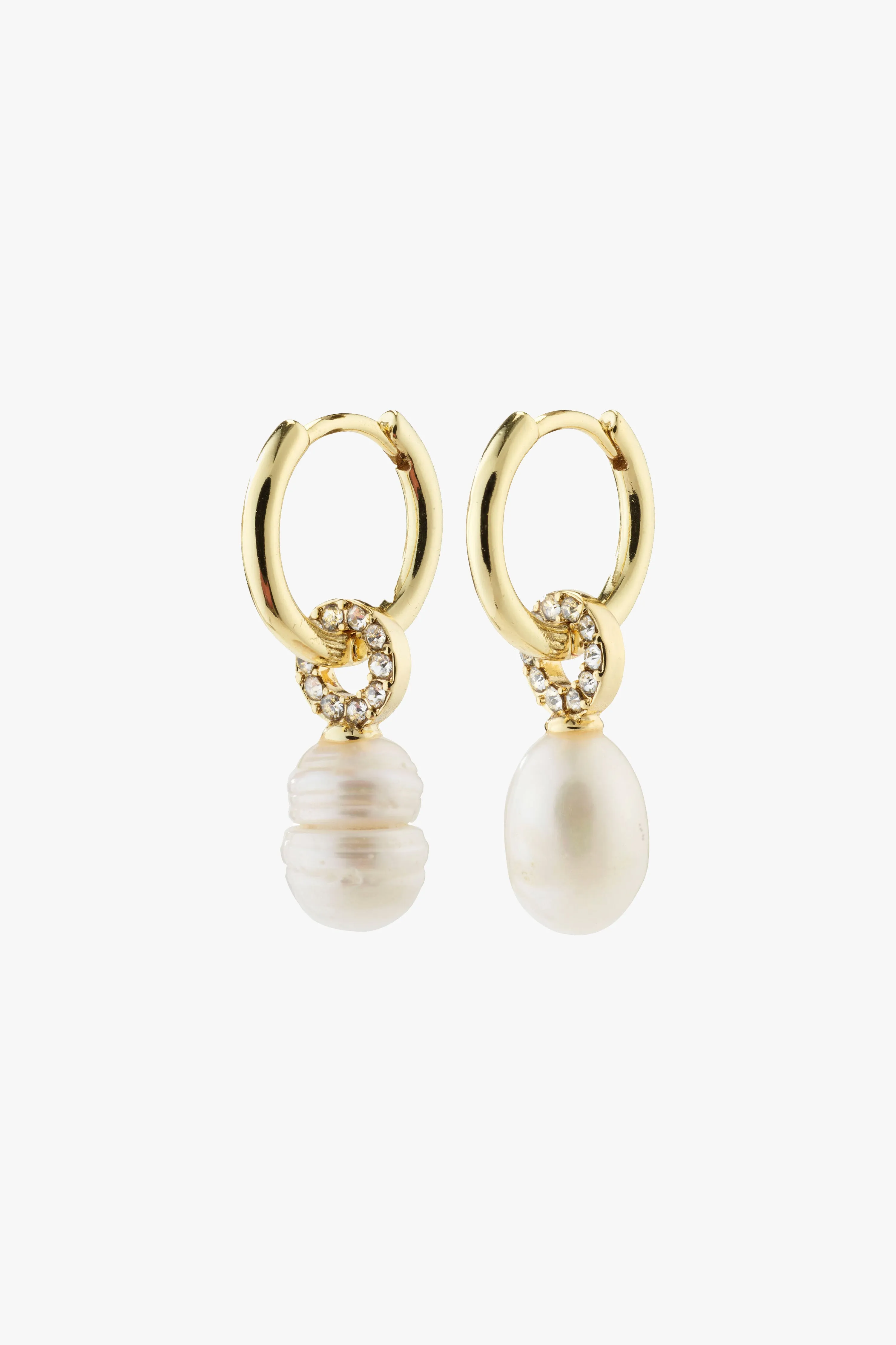 Baker Freshwater Pearl EOL Gold Plated Earrings