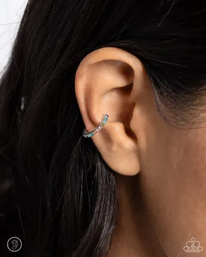 Beginning Bling - Multi - Colorful Rhinestone Paparazzi Ear Cuff Earrings