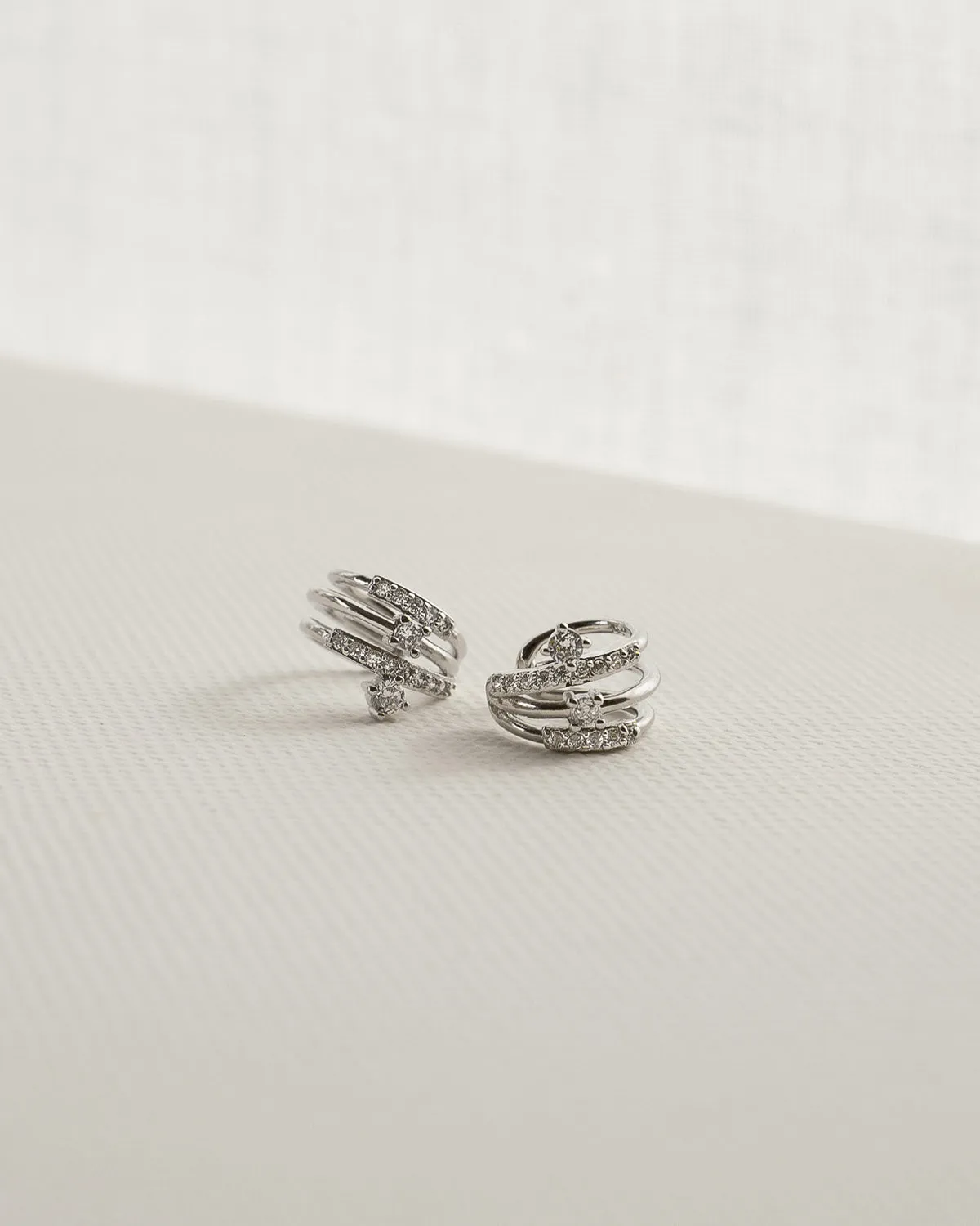 BEJEWELED Ear Cuff in Silver