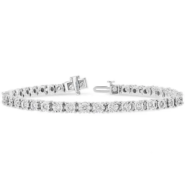 Ben Garelick 10K White Gold 0.50 Diamond Tennis Bracelet