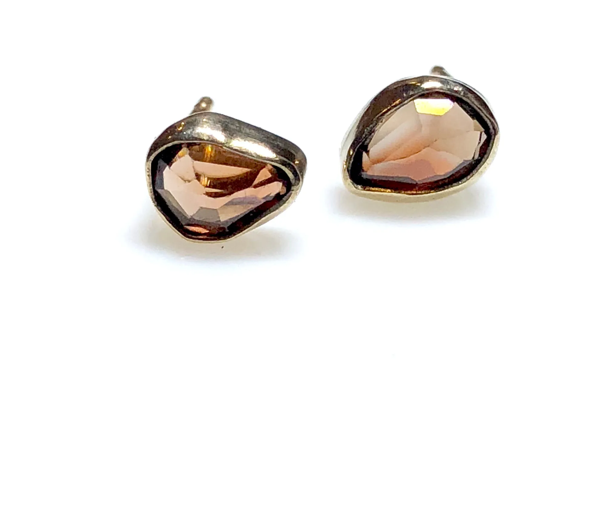 Bicolor Zircon Studs