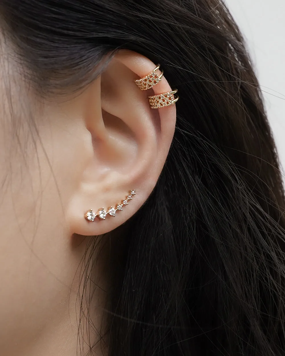 BIJOU Diamond Ear Cuffs