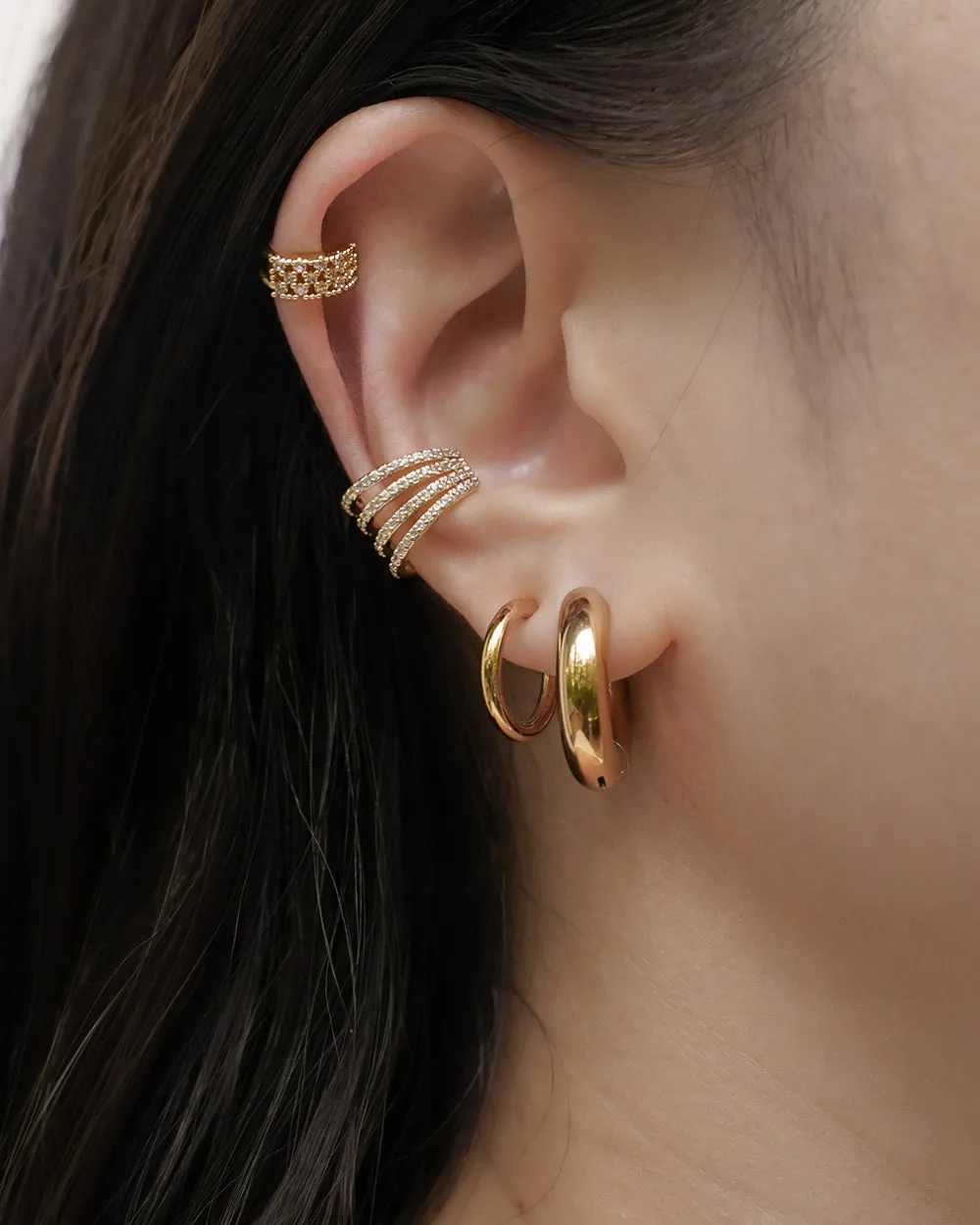 BIJOU Diamond Ear Cuffs