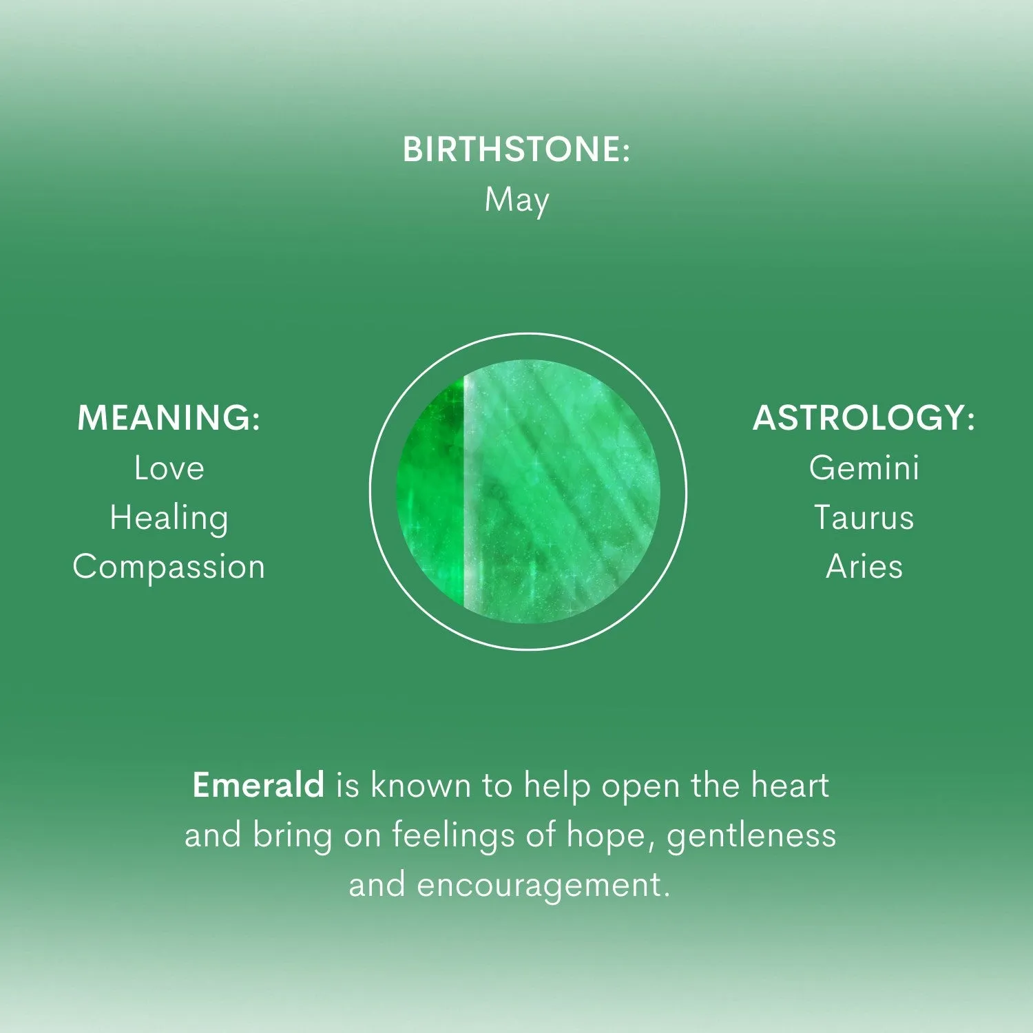 Birthstone Huggies - May