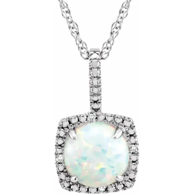 Birthstone Pendants | Natural Diamonds in Sterling Silver