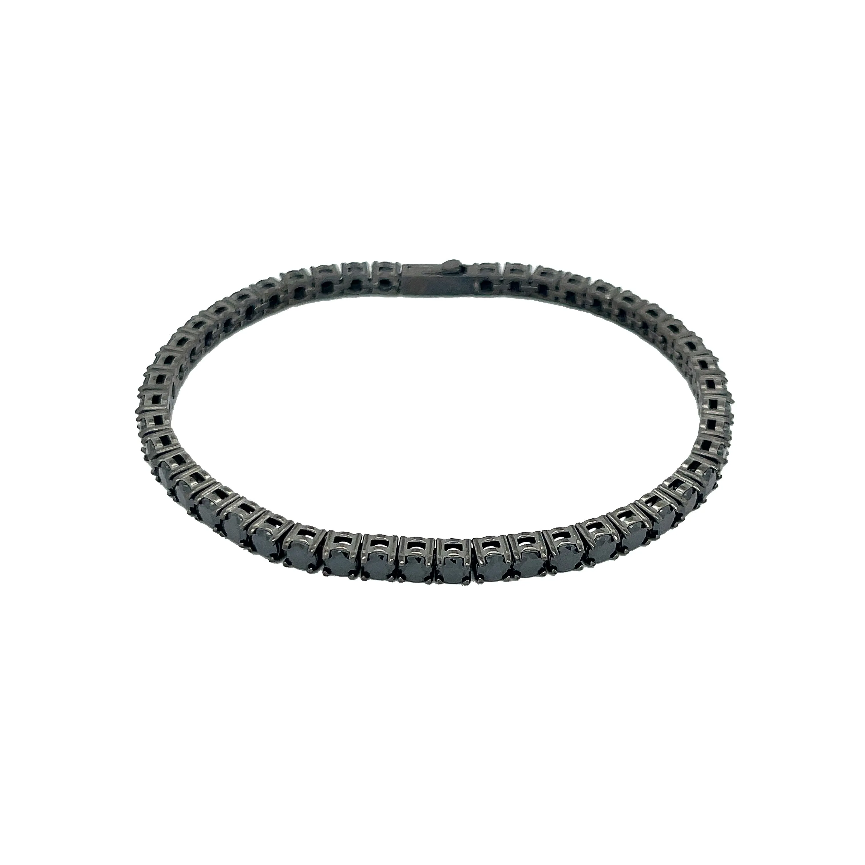 Black Tennis Bracelet