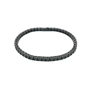 Black Tennis Bracelet