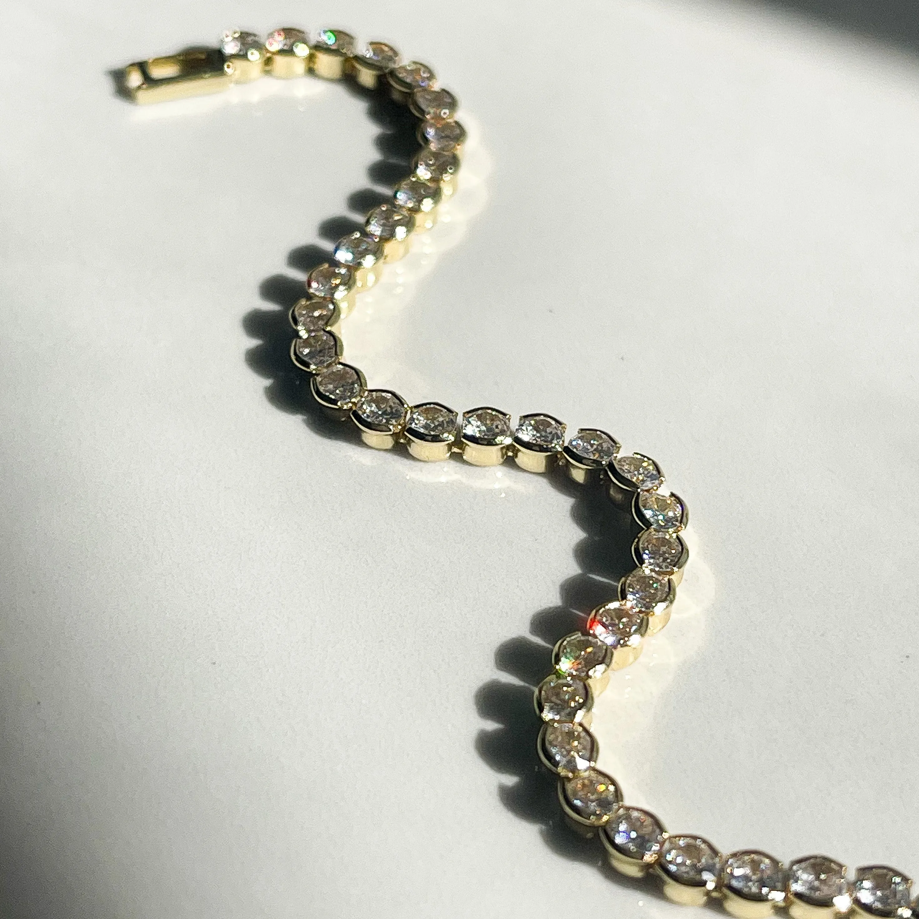 Blake Tennis Bezel Bracelet