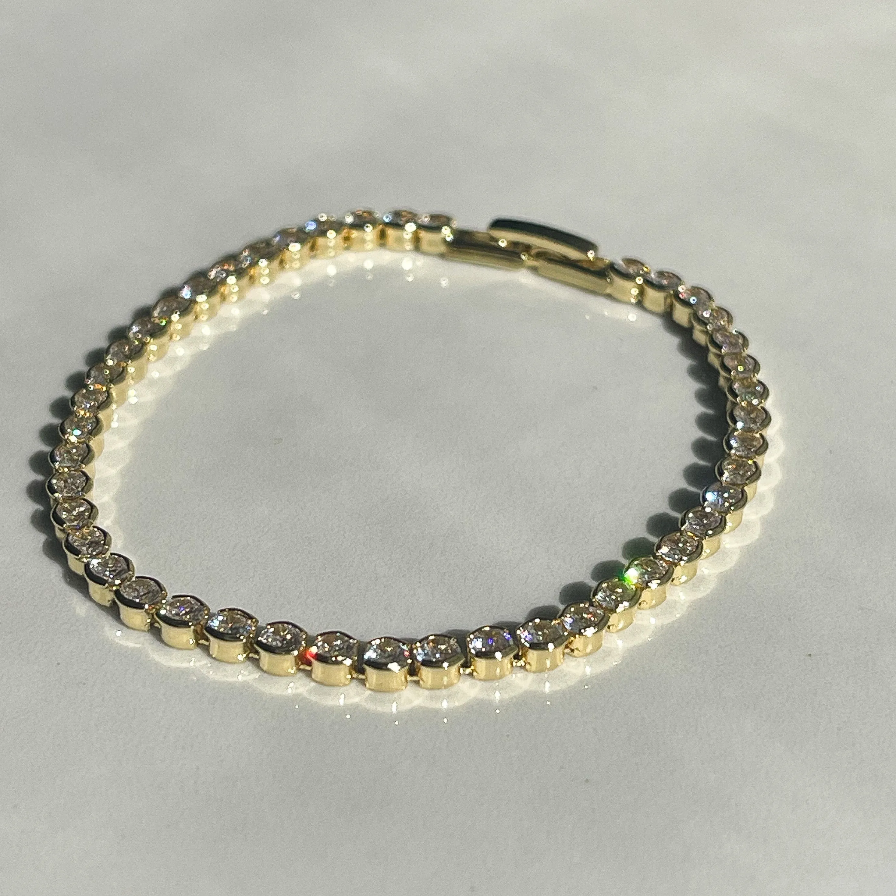 Blake Tennis Bezel Bracelet