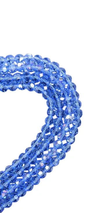 Blue AB/Full String Crystal Glass Bead