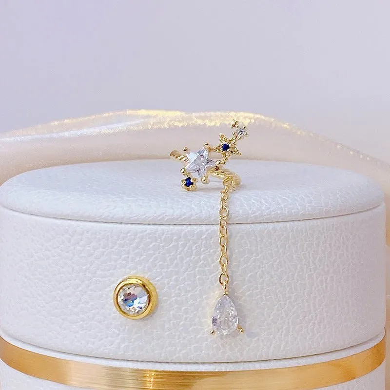 Blue Star Ear Cuffs
