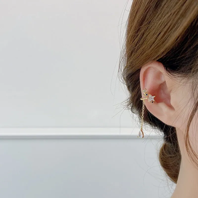 Blue Star Ear Cuffs