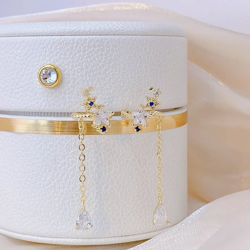 Blue Star Ear Cuffs