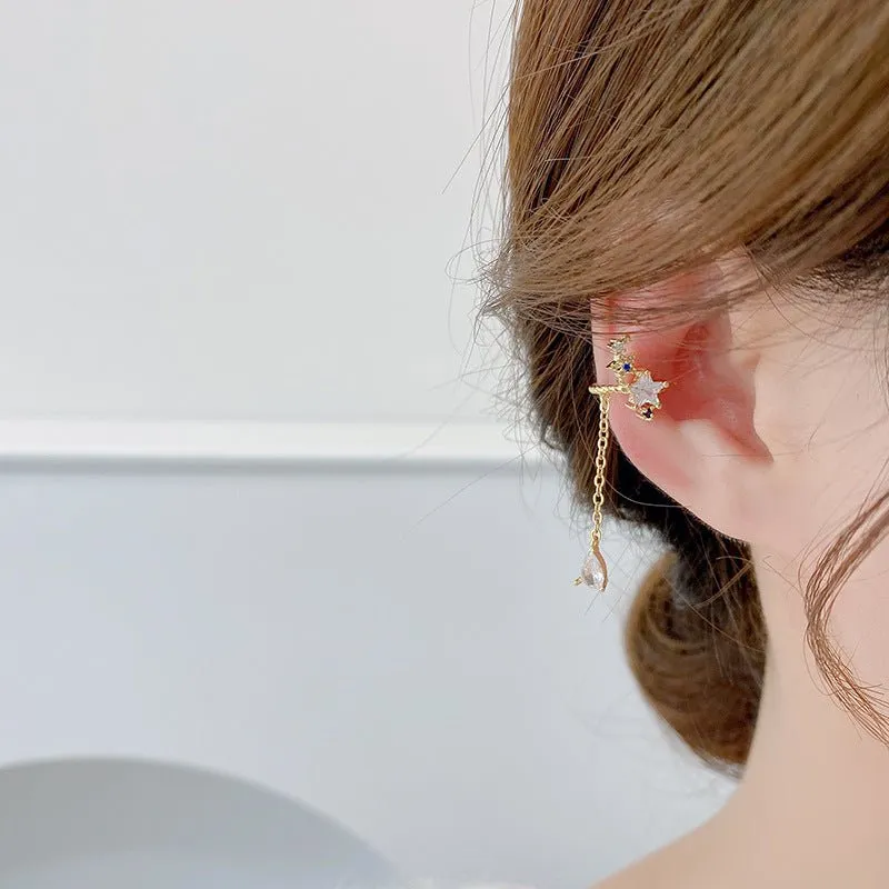 Blue Star Ear Cuffs