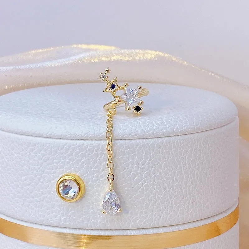 Blue Star Ear Cuffs