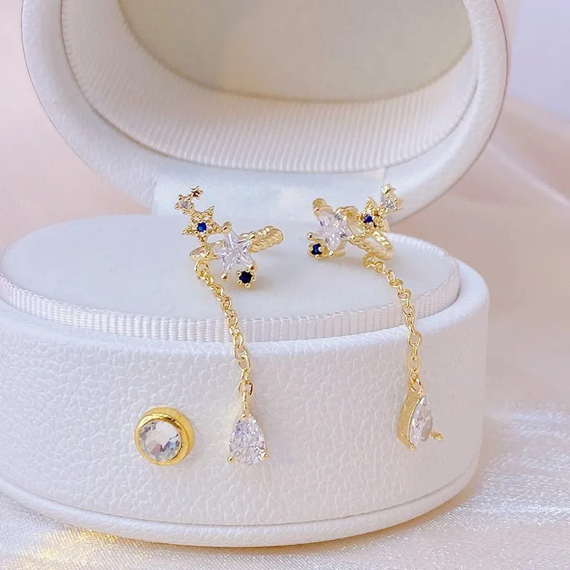 Blue Star Ear Cuffs