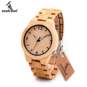 BOBOBIRD All Bamboo Wood Watches