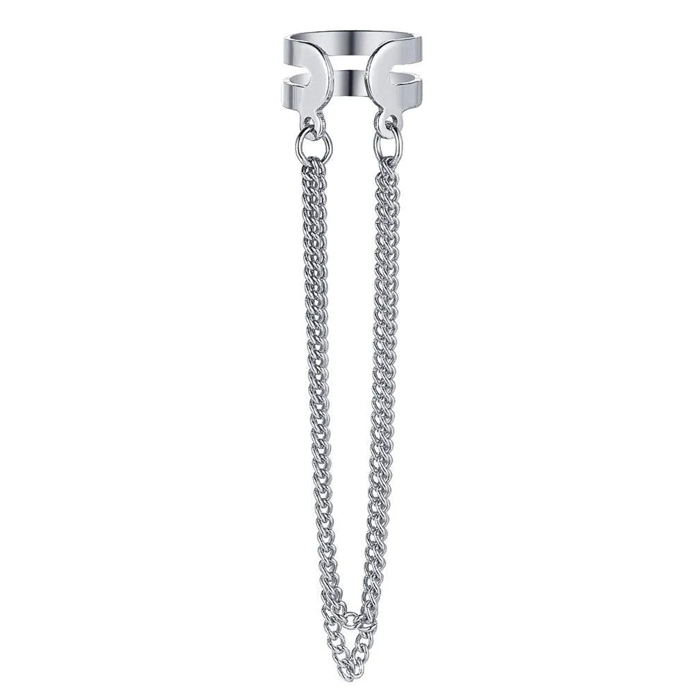 Boho Multilayer Long Tassel Ear Cuff